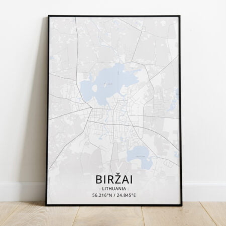 Miesto žemėlapis „Biržai”