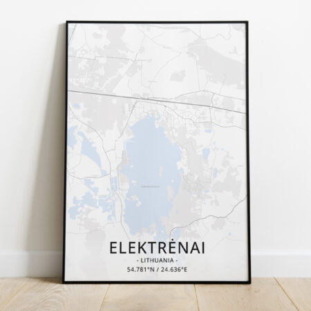 Miesto žemėlapis „Elektrėnai”