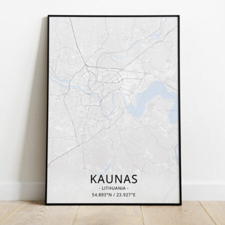 Miesto žemėlapis „Kaunas”