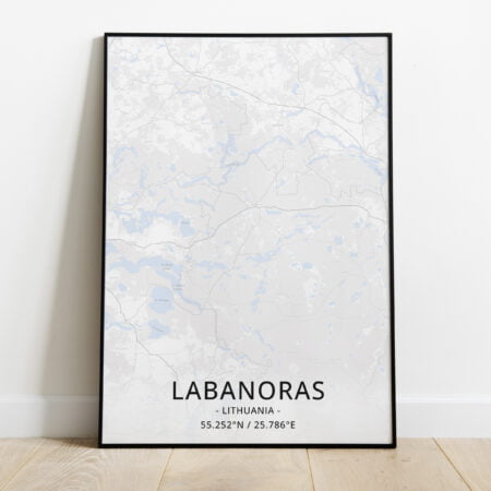 Miesto žemėlapis „Labanoras”