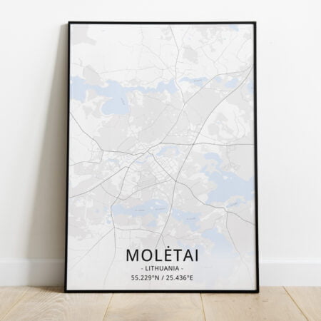 Miesto žemėlapis „Molėtai”