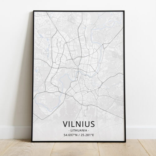 Miesto žemėlapis „Vilnius”