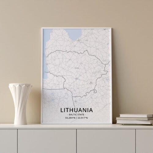 Žemėlapis „LITHUANIA”