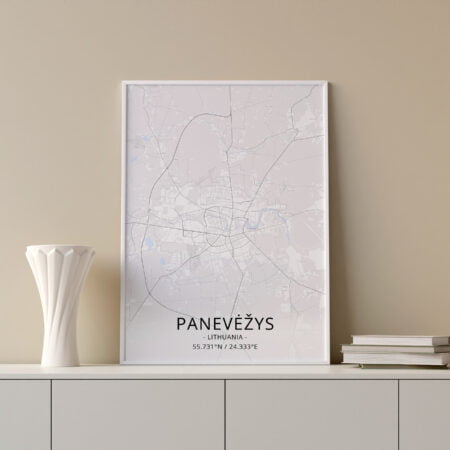Miesto žemėlapis „Panevėžys”