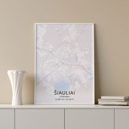 Miesto žemėlapis „Šiauliai”