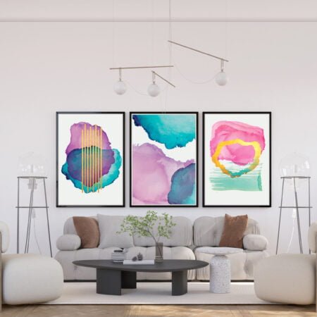 Trigubas paveikslas "Spalvos"