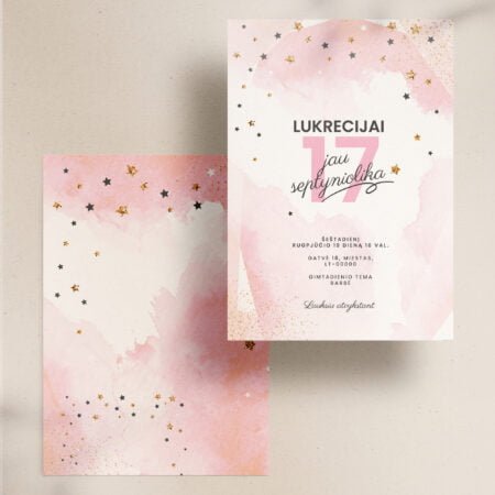 Gimtadienio kvietimas Nr. 1