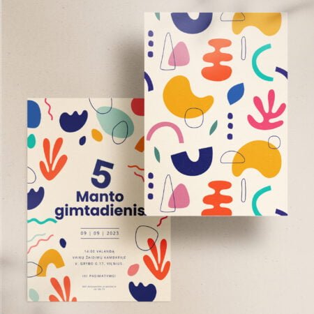 Gimtadienio kvietimas Nr. 3