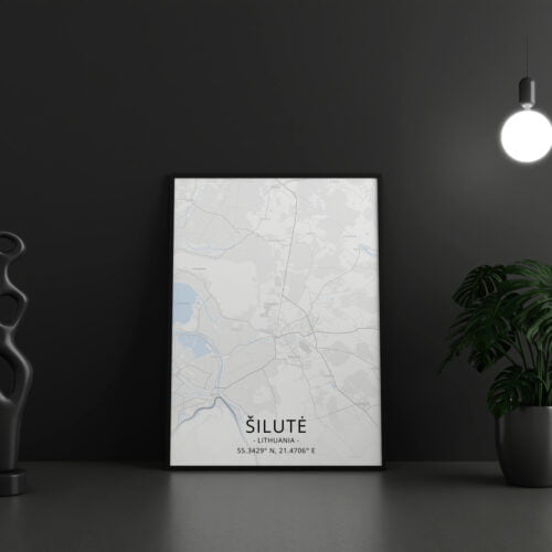 Miesto žemėlapis „Šilutė"