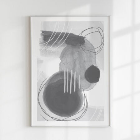 Paveikslas "Nespalvotas abstraktumas" 3