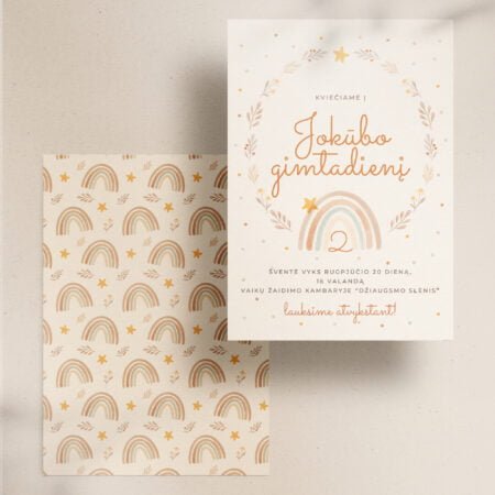 Gimtadienio kvietimas Nr. 2