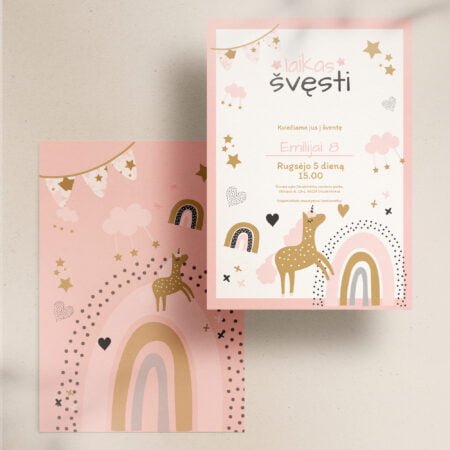 Gimtadienio kvietimas Nr. 4