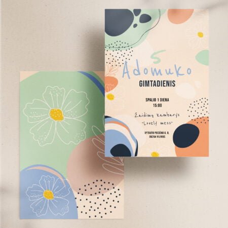 Gimtadienio kvietimas Nr. 6