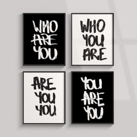 Paveikslų rinkinys "You are you"