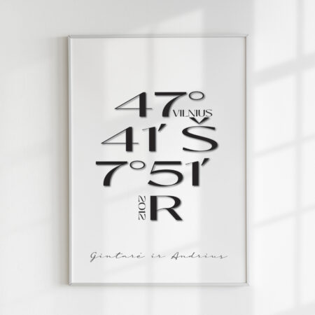 Paveikslas "Koordinatės"