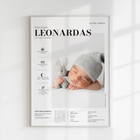 Personalizuotas paveikslas "Naujagimis"