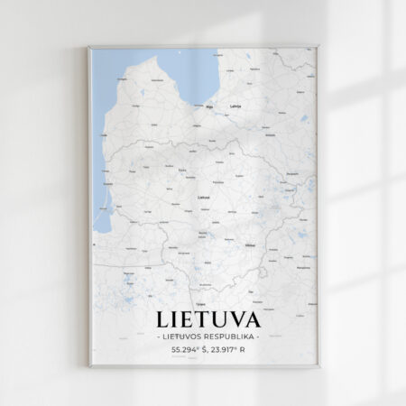 Miesto žemėlapis „Lietuva" Nr.2