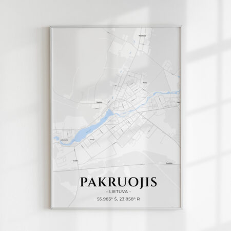 Miesto žemėlapis „Pakruojis"