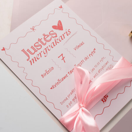 Mergvakario kvietimas Nr. 1